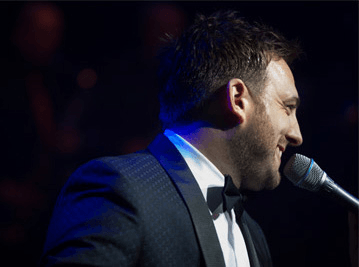 Mark Daniels Performing as Micheal Buble