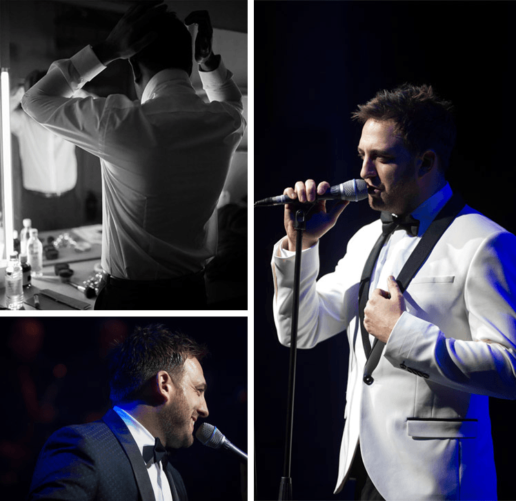 Mark Daniels Performing as Micheal Buble